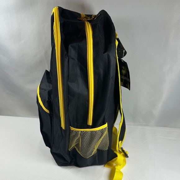 EagleSport Black and Yellow 18in Backpack - Picture 6 of 11